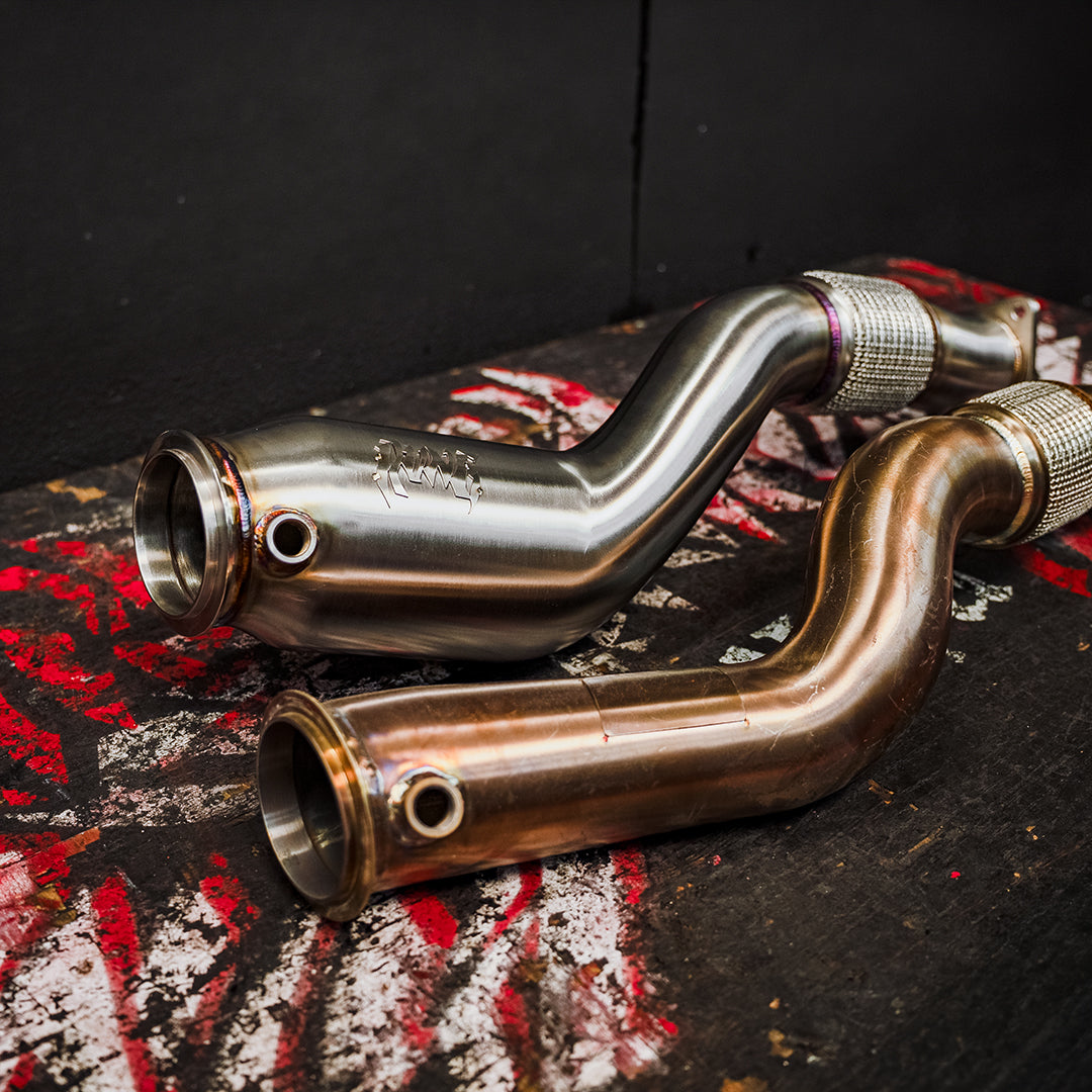 Rvng (G80,G82, G87) G8X/S58 HydroFlow 5” Catless Downpipes