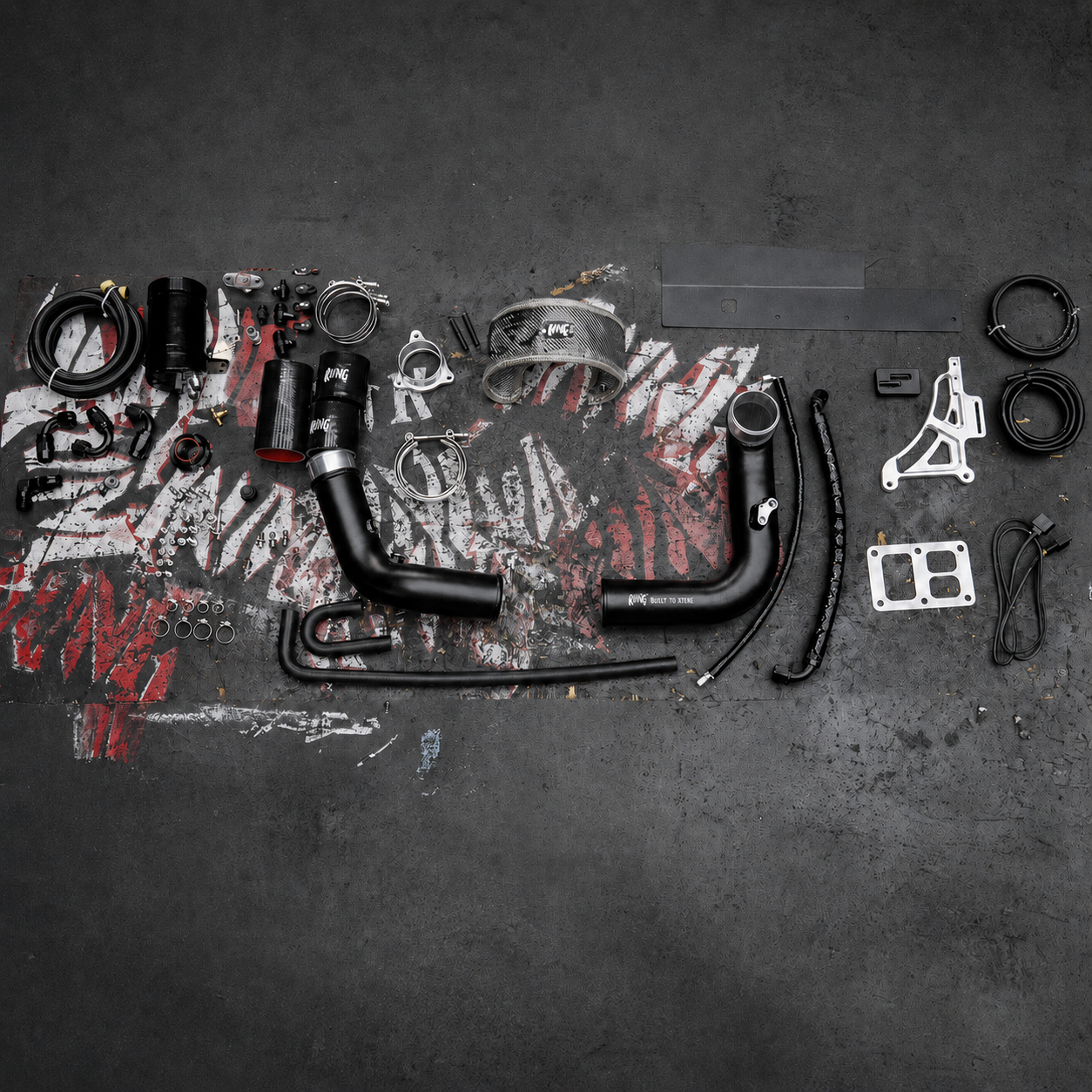 All G8X/S58 Single Turbo Kit Components