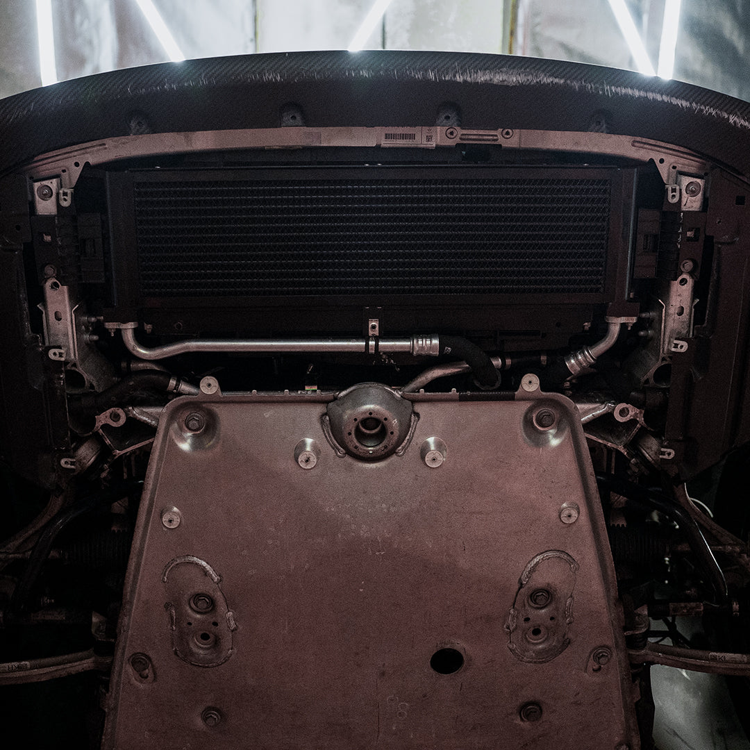 Rvng G8X/S58 Upgraded Engine Oil Cooler w/ Built In Guard