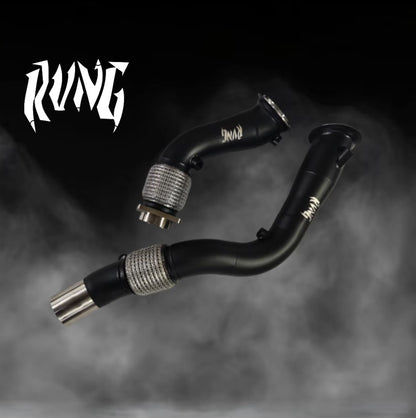 Rvng F8X/S55 Fatboy Cerakote Downpipes