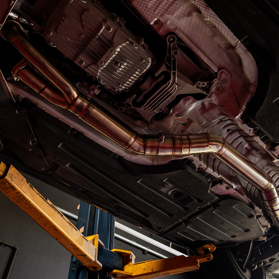 (PREORDER) Rvng Designed 4.5” True Single Valved Exhaust System (G80/G82)