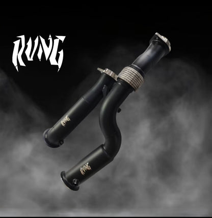 Rvng S58/G8X 3.5” FatBoy Cerakote Downpipes