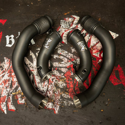 Rvng (F90,F91,F92,F93) M5 & M8 S63 Fatboy 3.5” inlet Downpipes