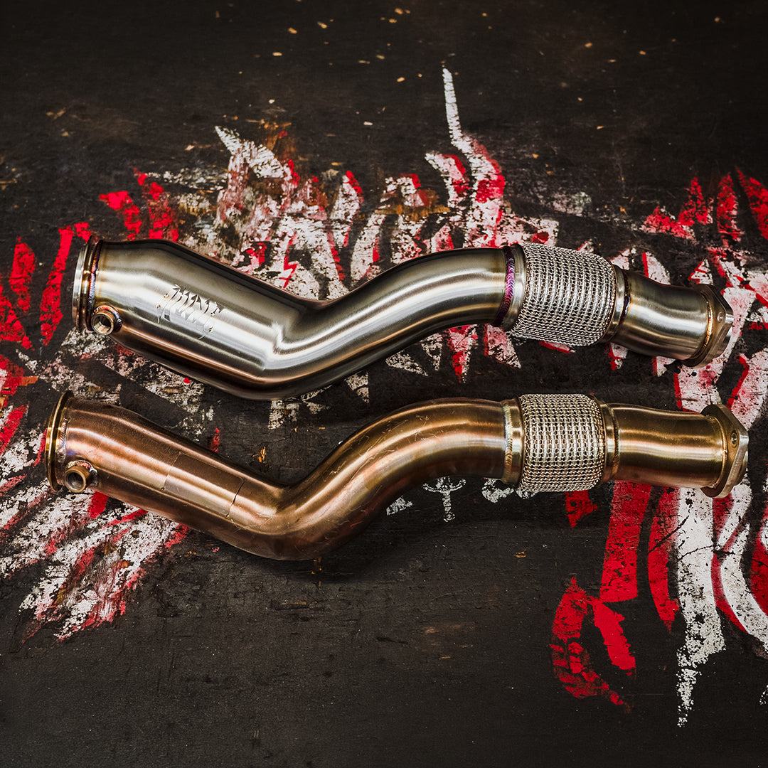 Rvng (G80,G82, G87) G8X/S58 HydroFlow 5” Catless Downpipes