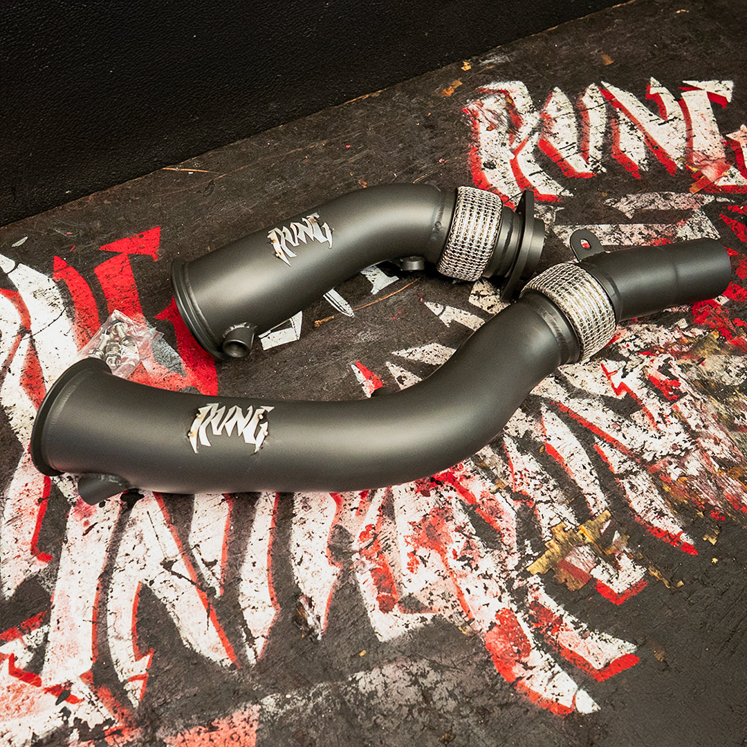 Rvng (F80/F82/F87) S55 3.5' Fatboy Catless Downpipes