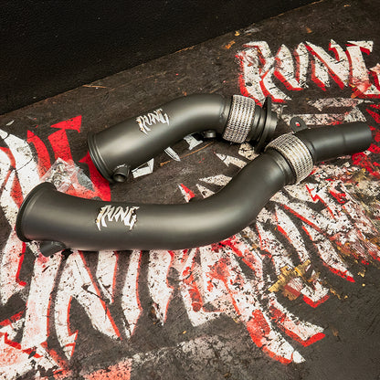 Rvng (F80/F82/F87) S55 3.5' Fatboy Catless Downpipes