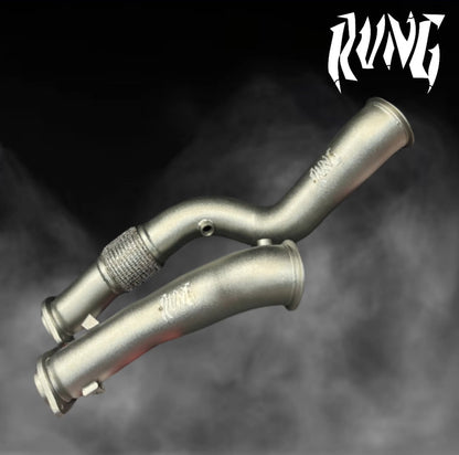 Rvng G8X/S58 Fatboy Catless Downpipes