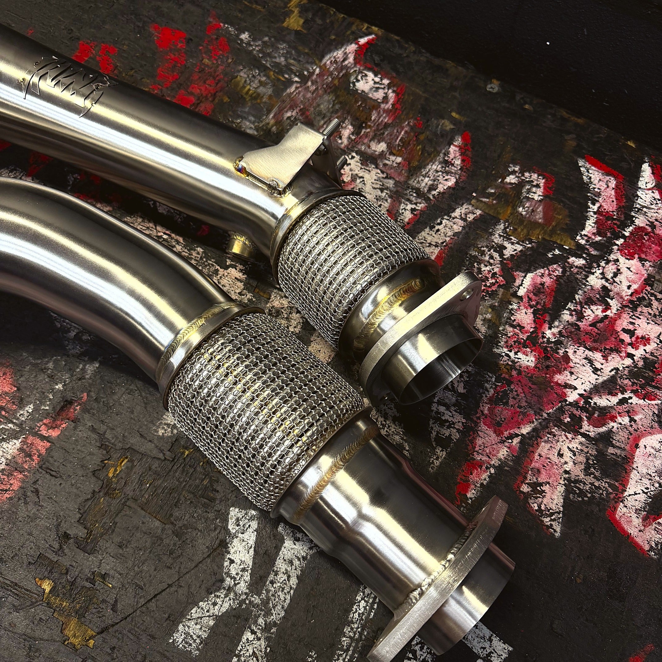 RVNG X3M/X4M S58 Race Downpipes