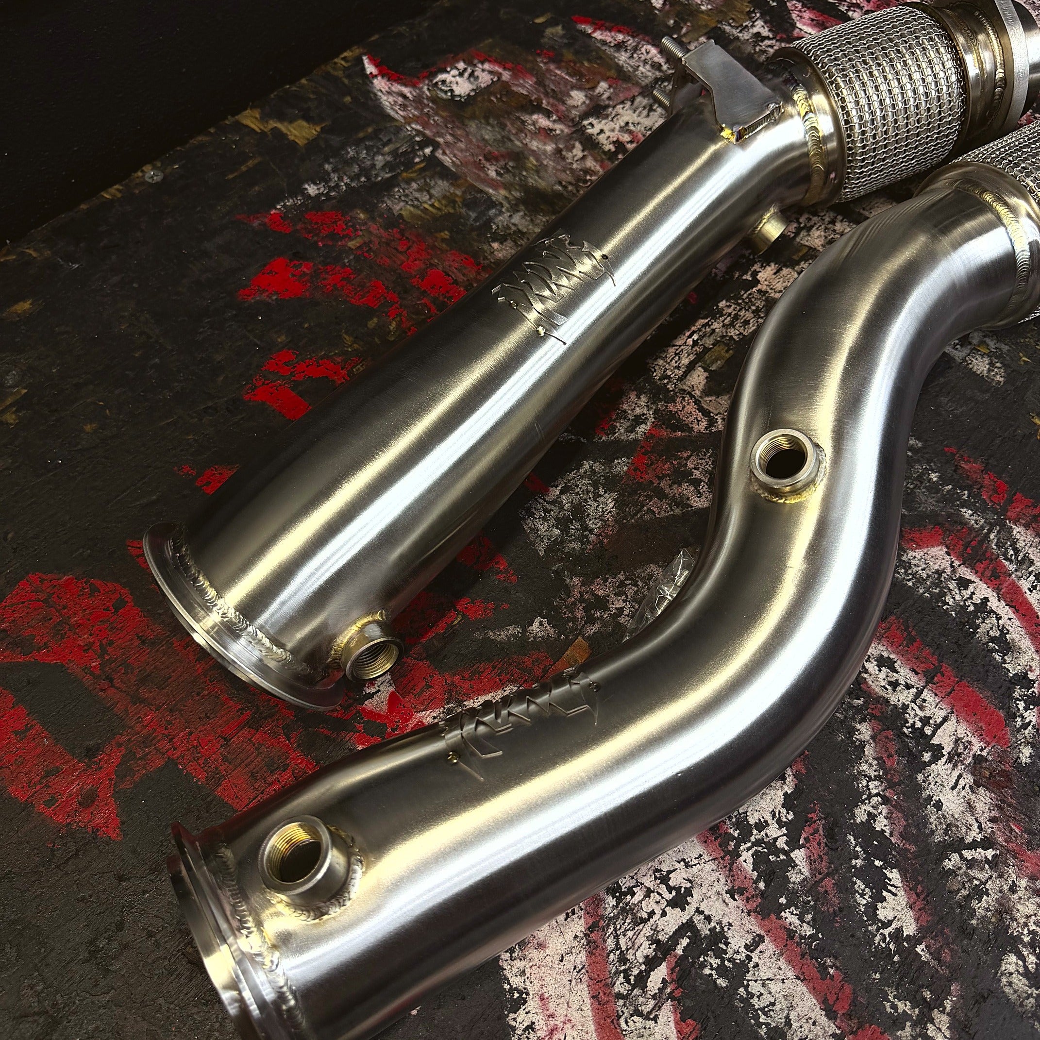 RVNG X3M/X4M S58 Race Downpipes