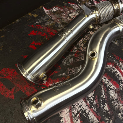 RVNG X3M/X4M S58 Race Downpipes