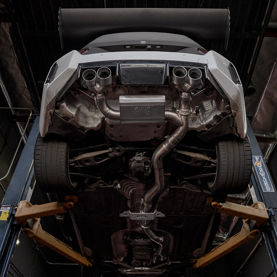 RVNG G80/G82/G87 S58 4” Modular True Single Exhaust System