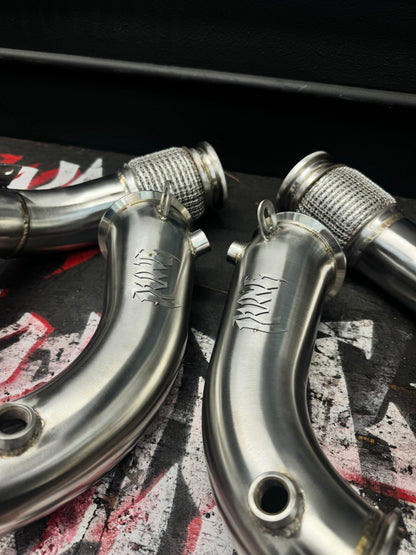 Rvng S63 M5 M8 FatBoy Catless Downpipes