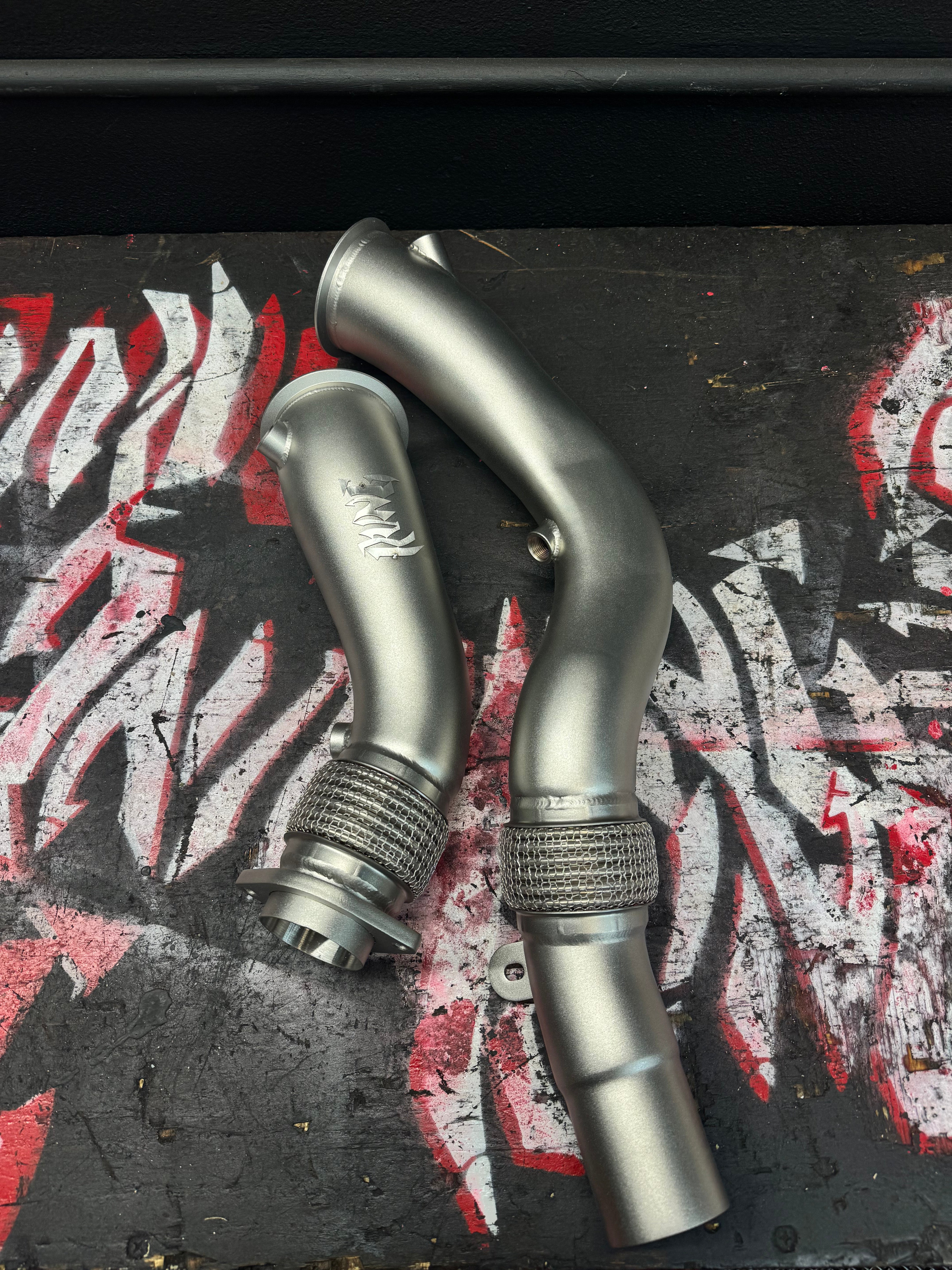 Rvng F8X/S55 Fatboy Catless Downpipes